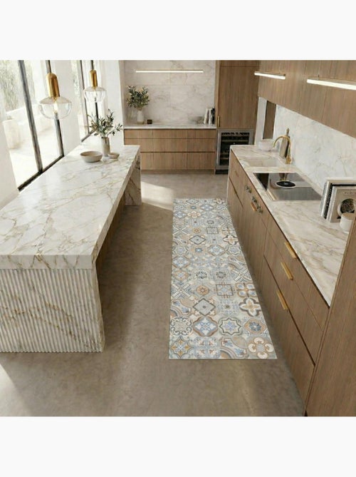 Tapis de cuisine en PVC motif géométrique PKIT - Kiabi