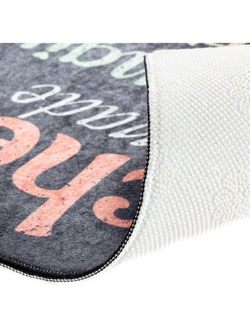 Tapis de cuisine "family together" - 50x180 / noir - Kiabi Tapis de cuisine "family together" - 50x180 / noir - Kiabi