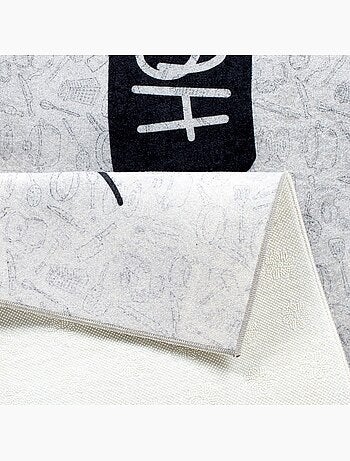 Tapis de Cuisine "Happiness is Homemade" - 50x180 / Gris
