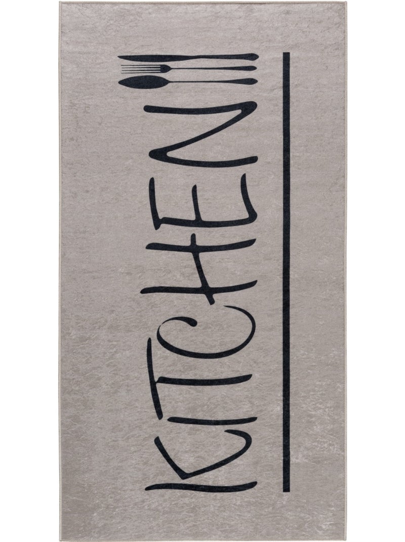 Tapis de Cuisine “KITCHEN” Beige Beige - Kiabi