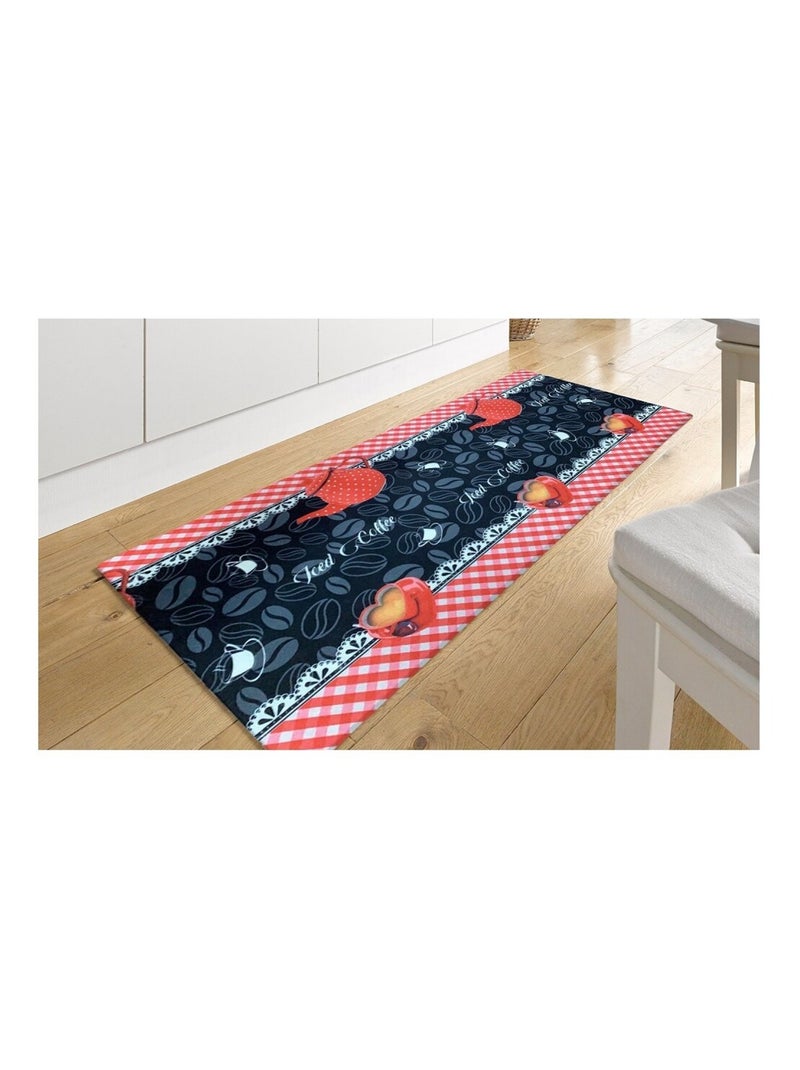 Tapis de cuisine KITCHEN Coffee Noir Noir - Kiabi