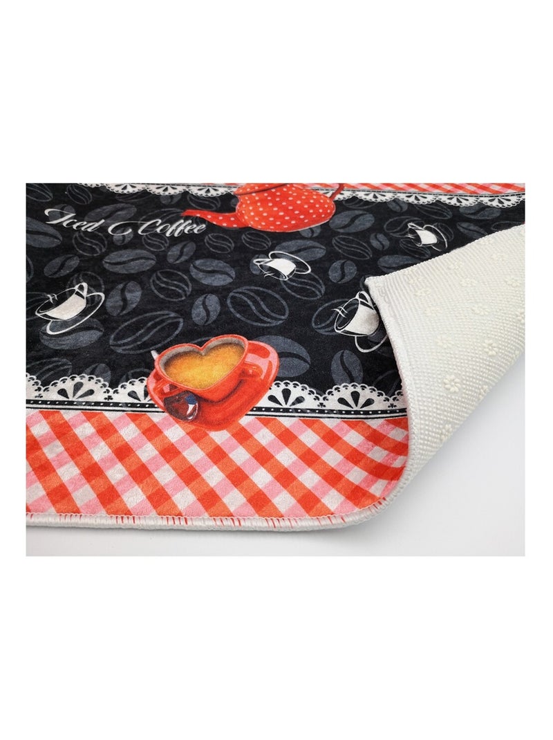 Tapis de cuisine KITCHEN Coffee Noir Noir - Kiabi
