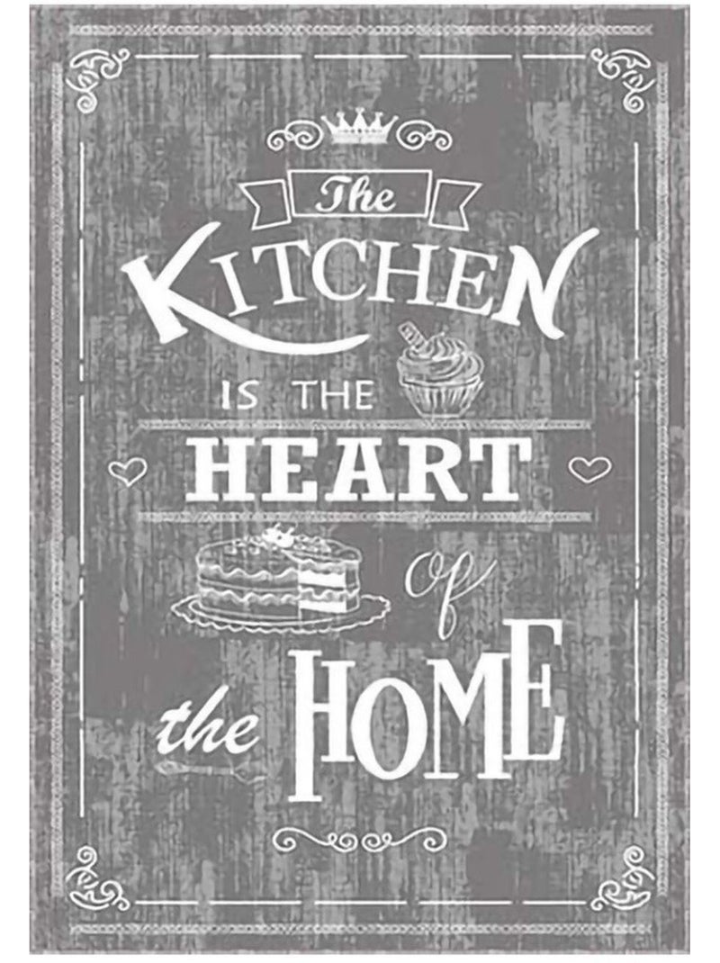 Tapis de cuisine KITCHEN Gris - Kiabi