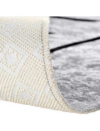 Tapis de Cuisine "KITCHEN" Gris/Noir - 80x200 / Gris