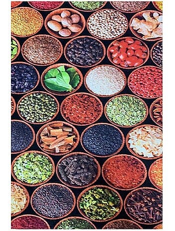 Tapis de cuisine 50x180 cm Polyester Kitch Misir