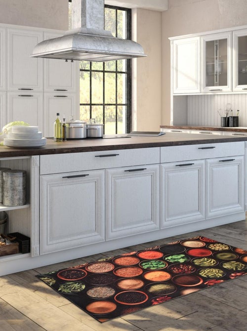 Tapis de cuisine lavable 30° LYN11 IMO - Kiabi Tapis de cuisine lavable 30° LYN11 IMO - Kiabi