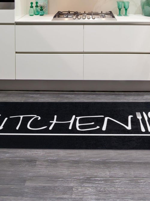 Tapis de cuisine lavable 30° LYN11 IMP - Kiabi