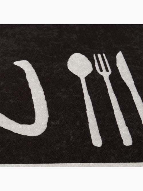 Tapis de cuisine lavable 30° LYN11 IMP - Kiabi