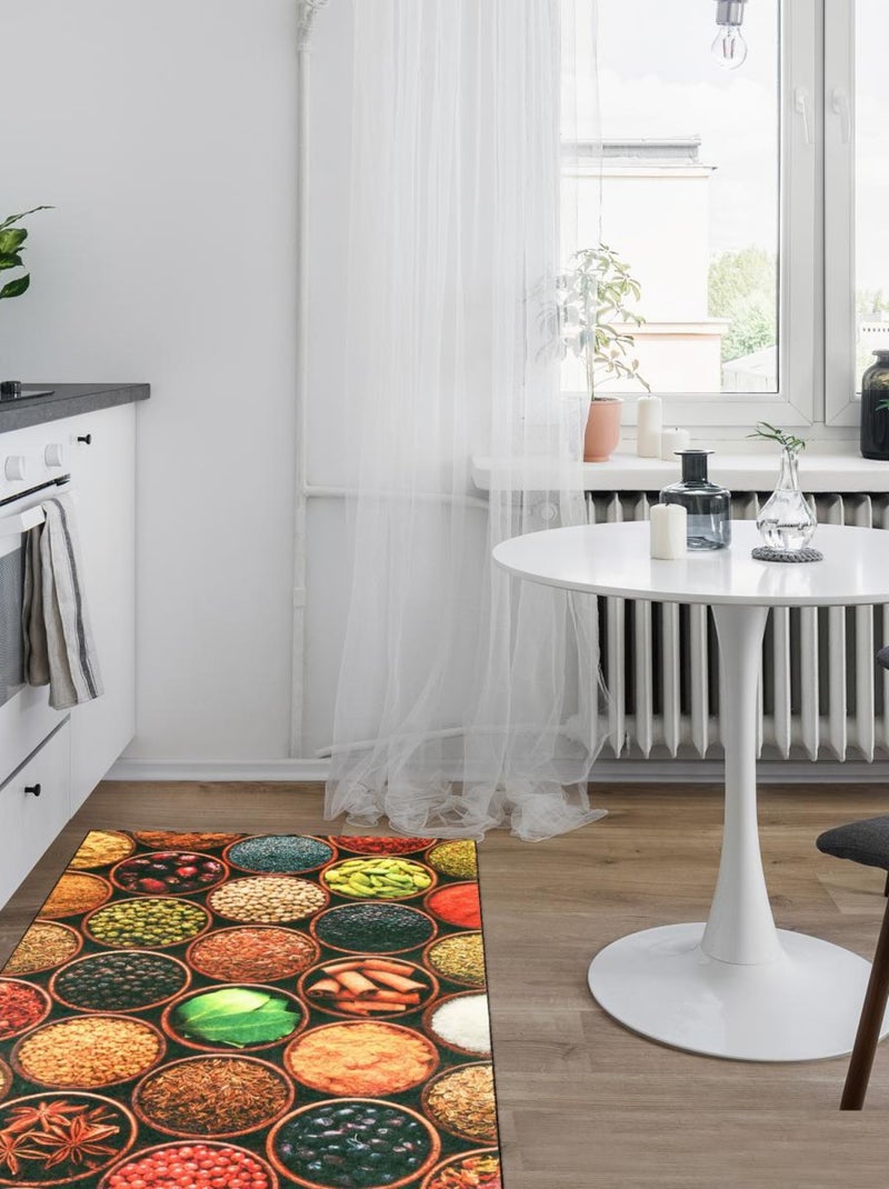 Tapis de cuisine lavable 30° LYN11 IMPNUM 16 Multicolore - Kiabi