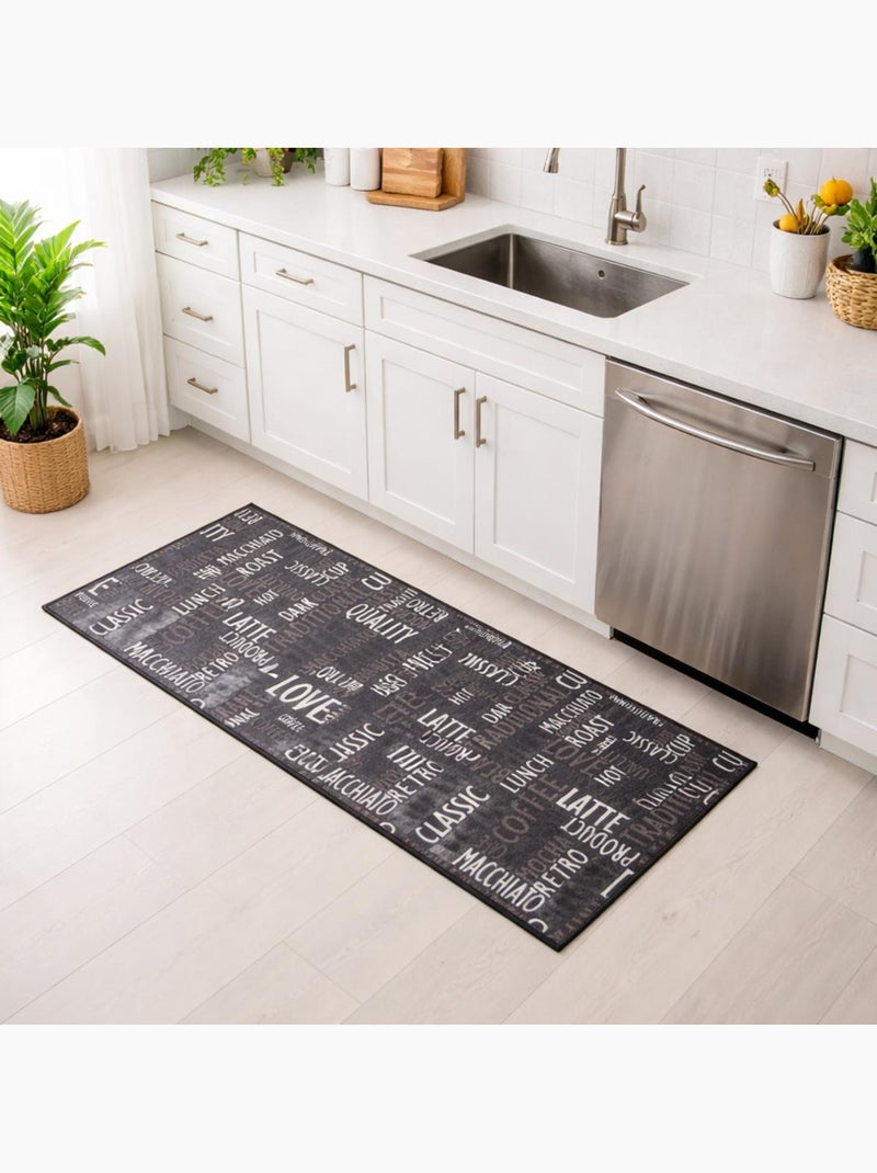 Tapis de cuisine LYN11 CLAO facile d'entretien Gris - Kiabi
