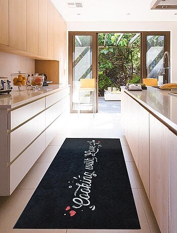 Tapis de cuisine LYN11 KITA facile d'entretien
