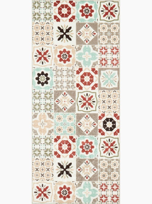 Tapis de cuisine motif carreaux de ci lyn11 a - Kiabi