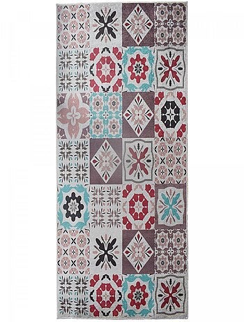 Tapis de cuisine motif carreaux de ci LYN11 CARO B