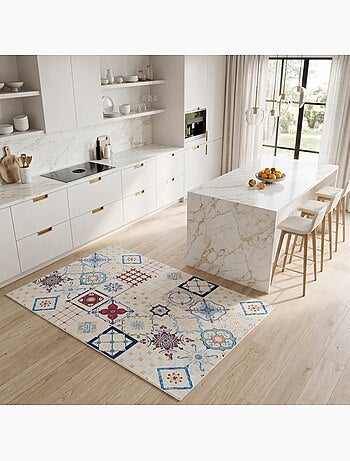 Tapis de cuisine, motif traditionnel kilim, tissé, lyn11 lisbonne
