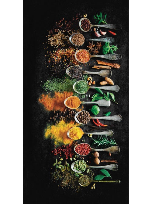Tapis de cuisine motifs épices - Kiabi