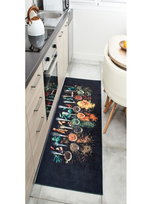 Tapis de cuisine motifs épices - Kiabi