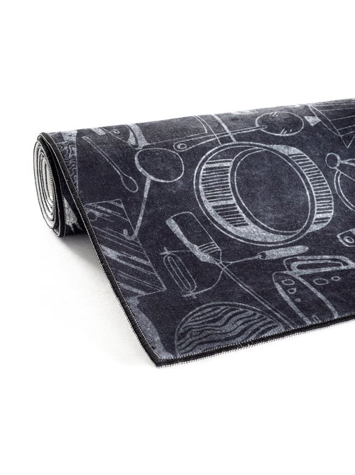 Tapis de Cuisine "Queen of the Kitchen" - 67 x 240 / Noir - Kiabi Tapis de Cuisine "Queen of the Kitchen" - 67 x 240 / Noir - Kiabi
