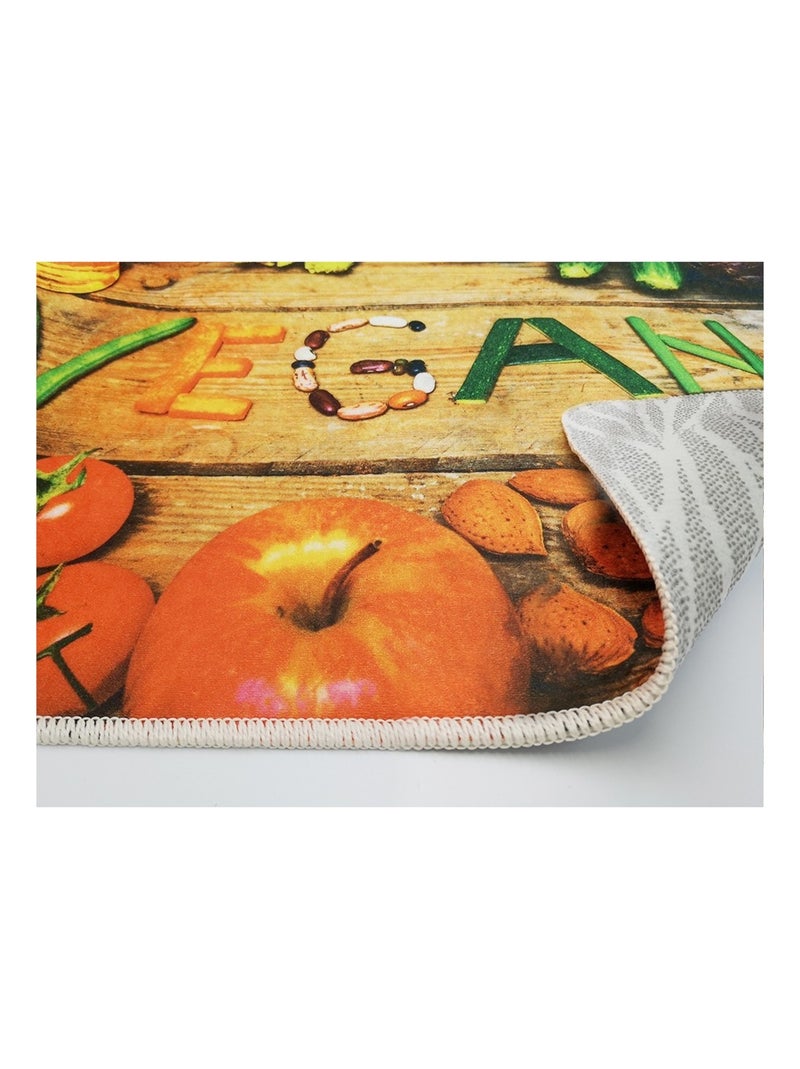 Tapis de cuisine Vegan Multicolore - Kiabi