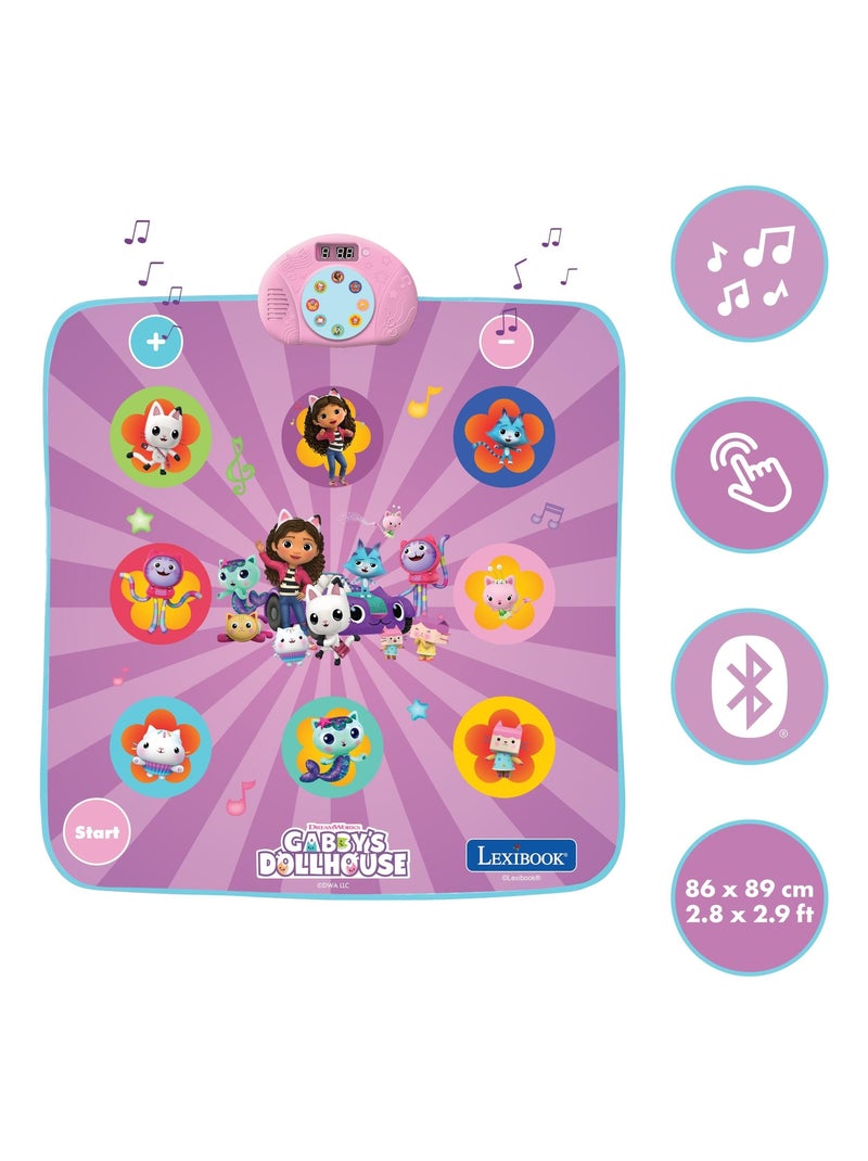 Tapis de danse électronique Bluetooth et lumineux Gabby et la maison magique Rose - Kiabi