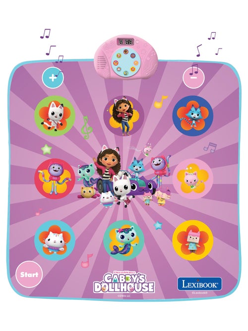 Tapis de danse électronique Bluetooth et lumineux Gabby et la maison magique - Kiabi