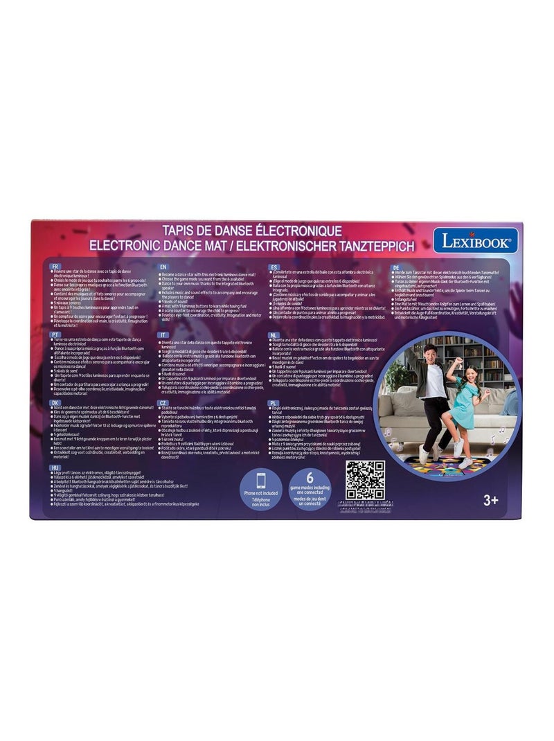 Tapis de danse électronique Bluetooth et lumineux Violet - Kiabi