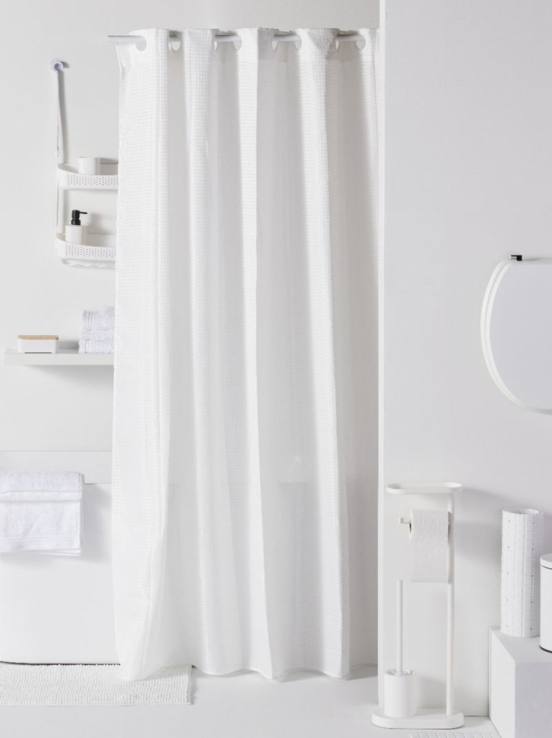 Tapis de douche antidérapant avec ventouses BATHROOM Blanc - Kiabi