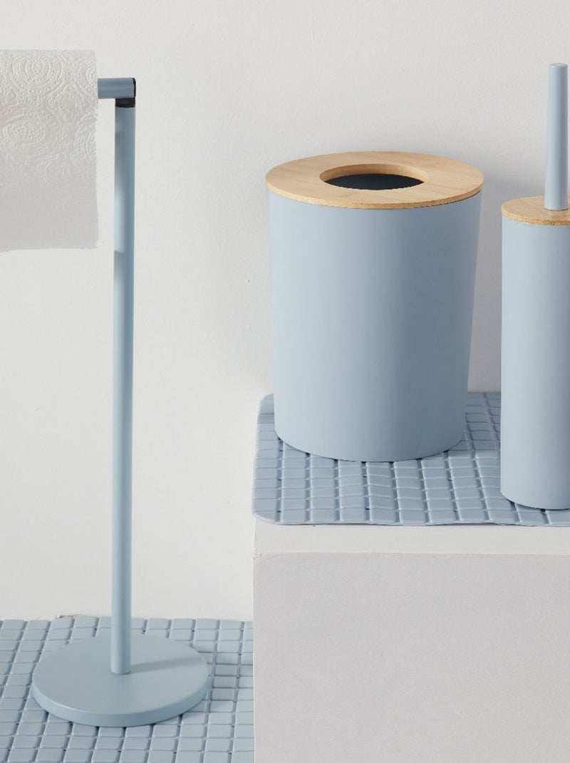 Tapis de douche antidérapant avec ventouses BATHROOM Bleu - Kiabi