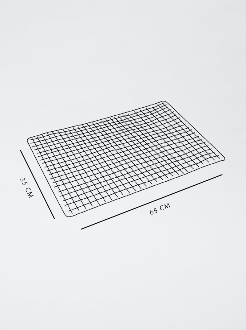 Tapis de douche antidérapant Noir - Kiabi