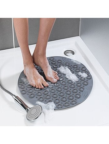 Tapis de douche avec réflexologie plantaire