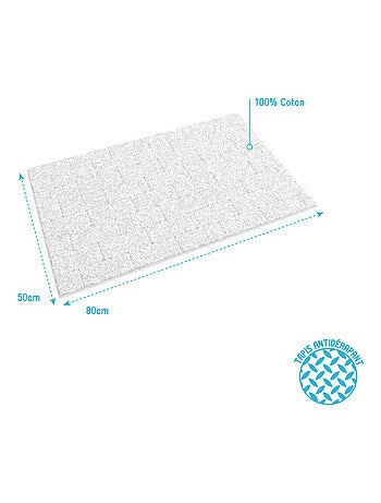 Tapis de douche esprit métro