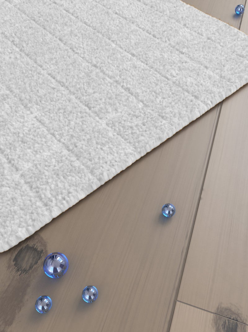 Tapis de douche esprit métro Blanc - Kiabi