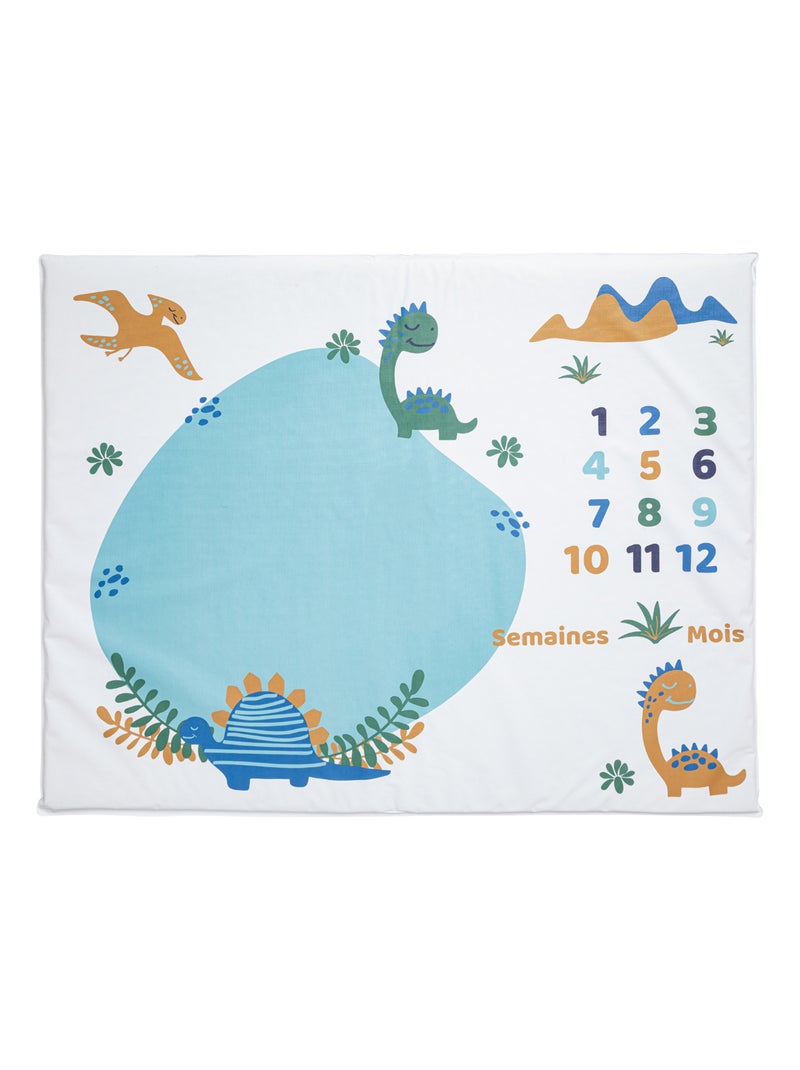 Tapis de jeu avec étapes bébé - Funny Dino - Babycalin Bleu Vert - Kiabi