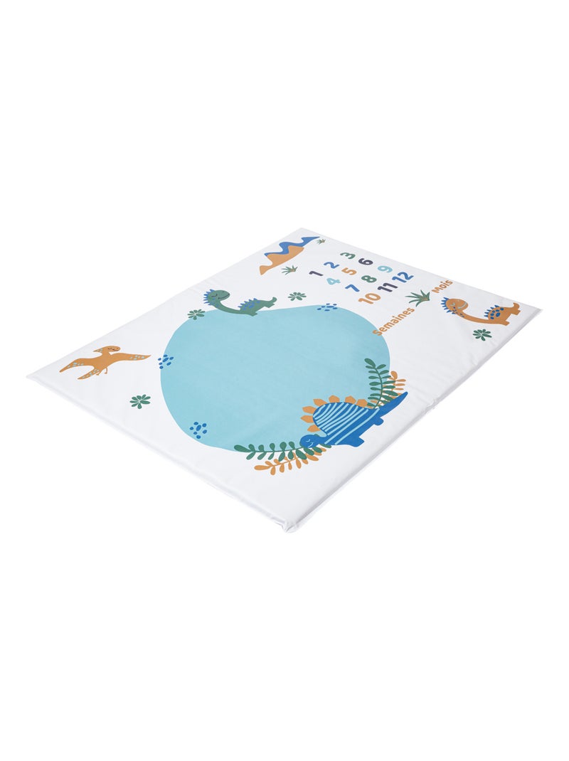 Tapis de jeu avec étapes bébé - Funny Dino - Babycalin Bleu Vert - Kiabi