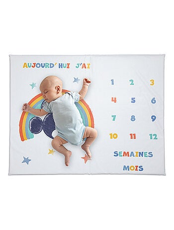 Tapis de jeu en PVC 72x92 cm avec étapes bébé - Roi Lion Cosy Time - Babycalin