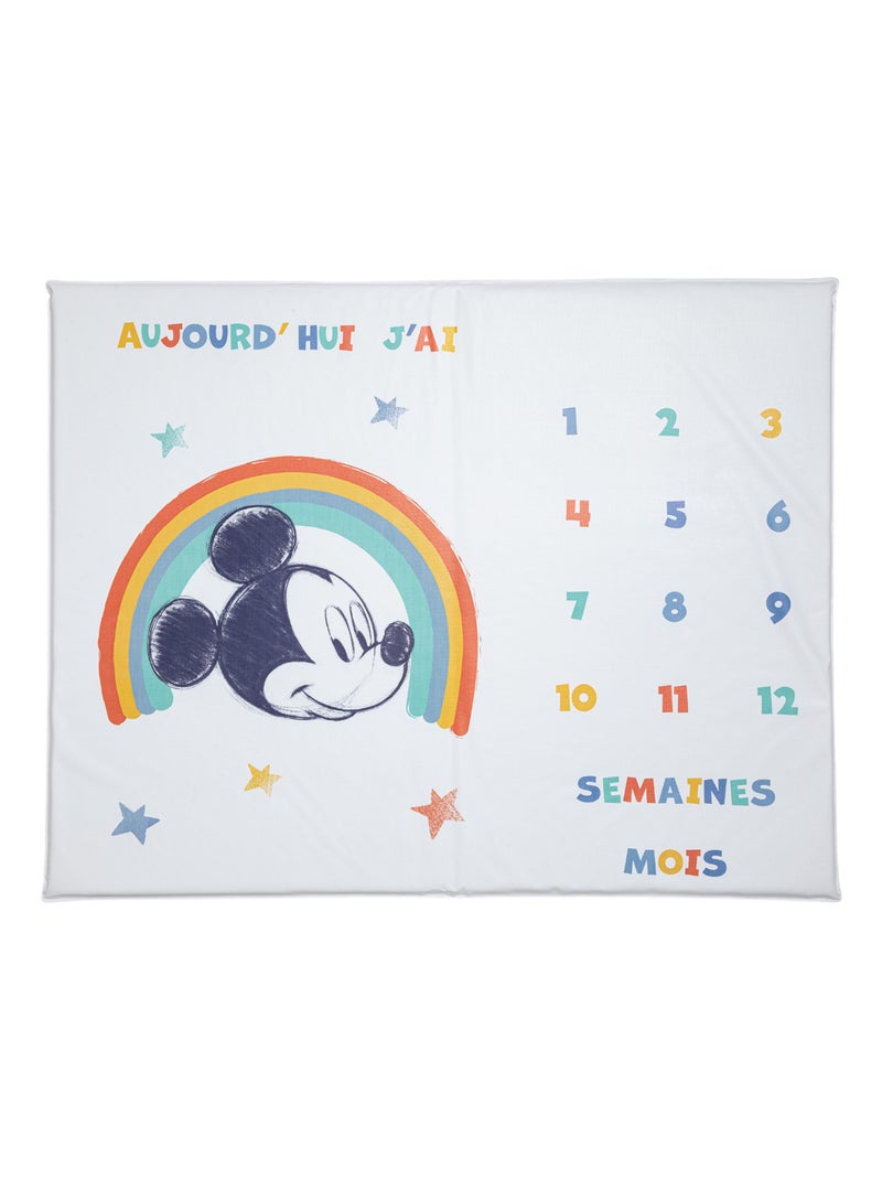 Tapis de jeu avec étapes bébé - Mickey Cool - Babycalin Bleu Multicolore Blanc - Kiabi