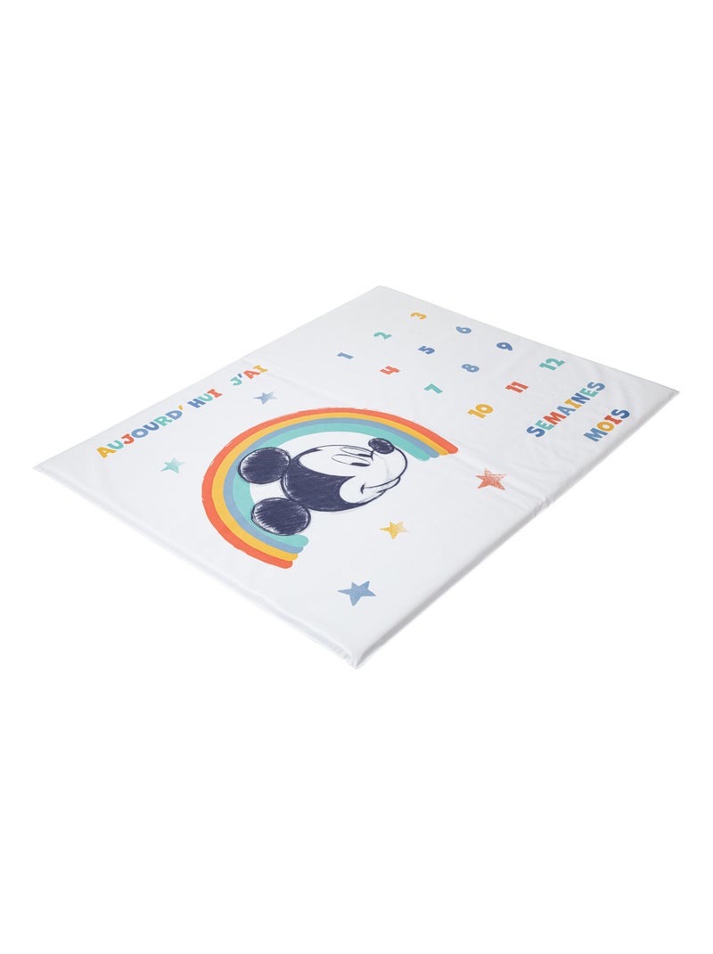 Tapis de jeu avec étapes bébé - Mickey Cool - Babycalin Bleu Multicolore Blanc - Kiabi
