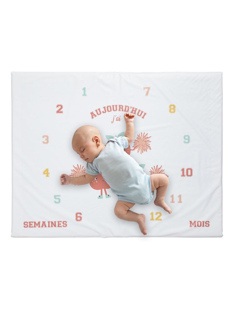 Tapis de jeu avec étapes bébé - Smoothie - Babycalin Rouge tomate - Kiabi