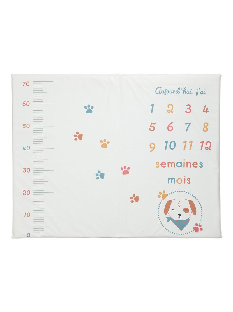 Tapis de jeu avec étapes bébé - Toutou - Babycalin Marron noisette - Kiabi