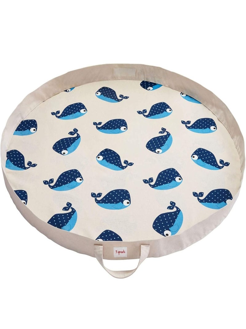 Tapis de jeu baleine Bleu - Kiabi