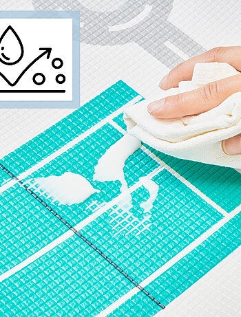 Tapis de Jeu Bébé 120*180*0,5 cm, Tapis D'éveil en Mousse, Pliable, Imperméable, Antidérapant