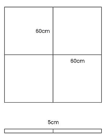 Tapis de Jeu Carré pour Enfants - Tapis de Sol pour Chambre Bébé, Velvet