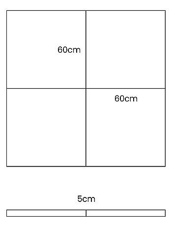 Tapis de Jeu Carré pour Enfants - Tapis de Sol pour Chambre Bébé, Velvet