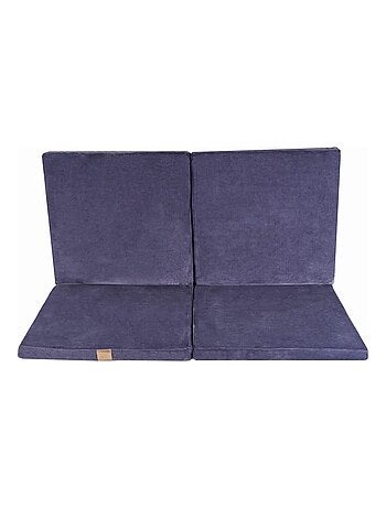 Tapis de Jeu Carré pour Enfants - Tapis de Sol pour Chambre Bébé, Velvet