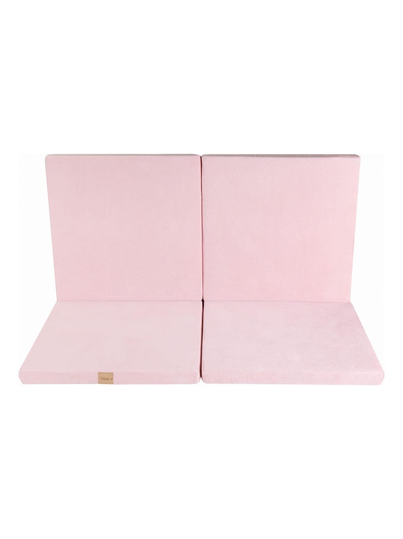 Tapis de Jeu Carré pour Enfants - Tapis de Sol pour Chambre Bébé, Velvet Rose - Kiabi