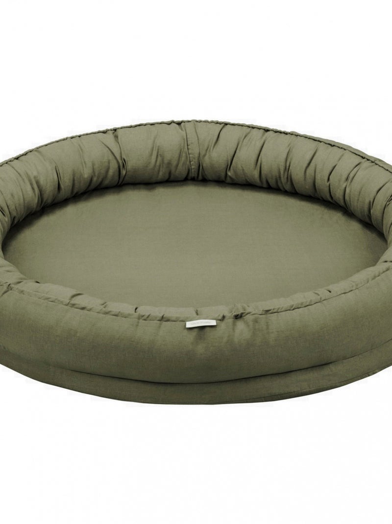 Tapis de jeu cocon olive Pure nature Vert - Kiabi