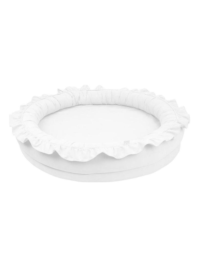 Tapis De Jeu En Coton Cocon Blanc Basic Blanc - Kiabi