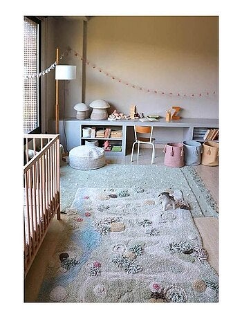 Tapis de jeu en coton lavable en machine enfant Path Of Nature
