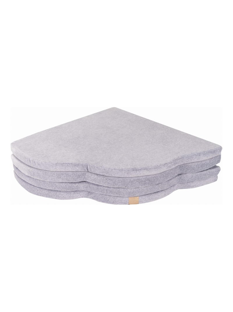 Tapis de Jeu en Forme de Nuage pour Enfants - Tapis de Sol Doux, pour Chambre Bébé, Velvet Gris - Kiabi