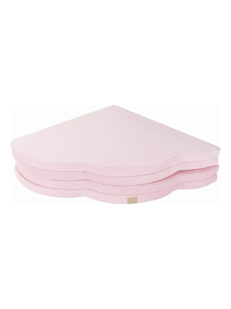 Tapis de Jeu en Forme de Nuage pour Enfants - Tapis de Sol Doux, Tapis Chambre Bébé, Velvet Rose - Kiabi