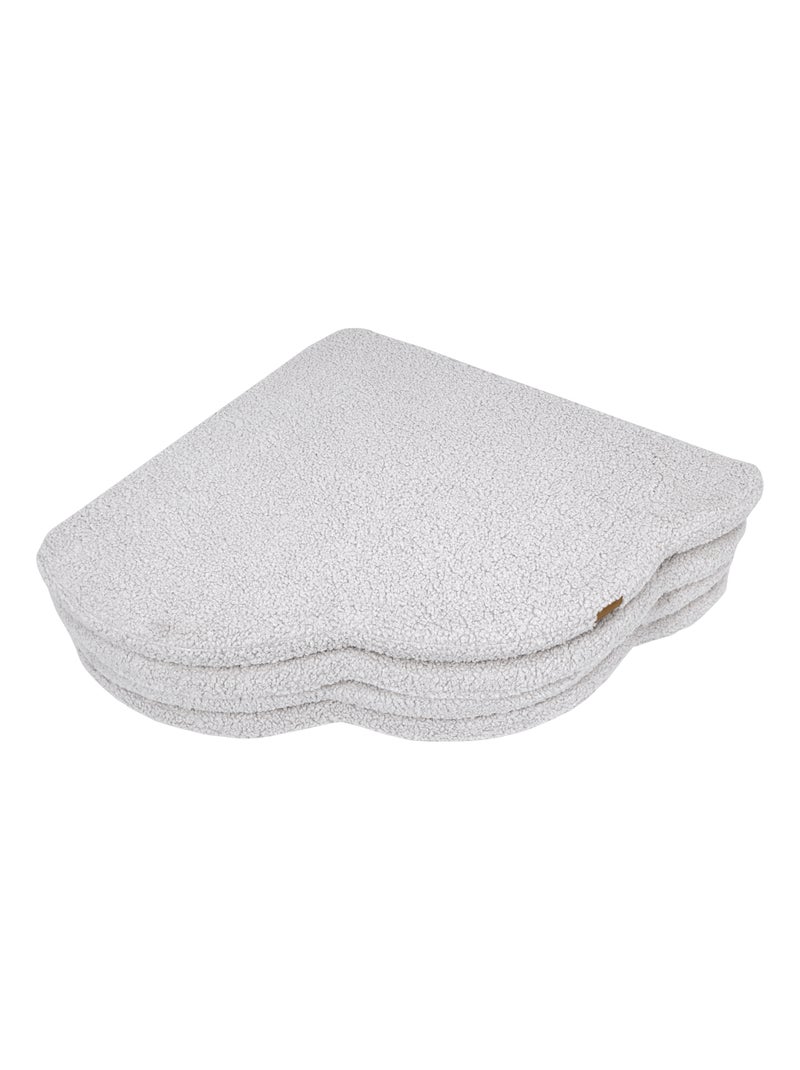 Tapis de Jeu en Forme de Nuage pour Enfants - Tapis de Sol Doux, Tapis de Jeu, Bearly Blanc - Kiabi
